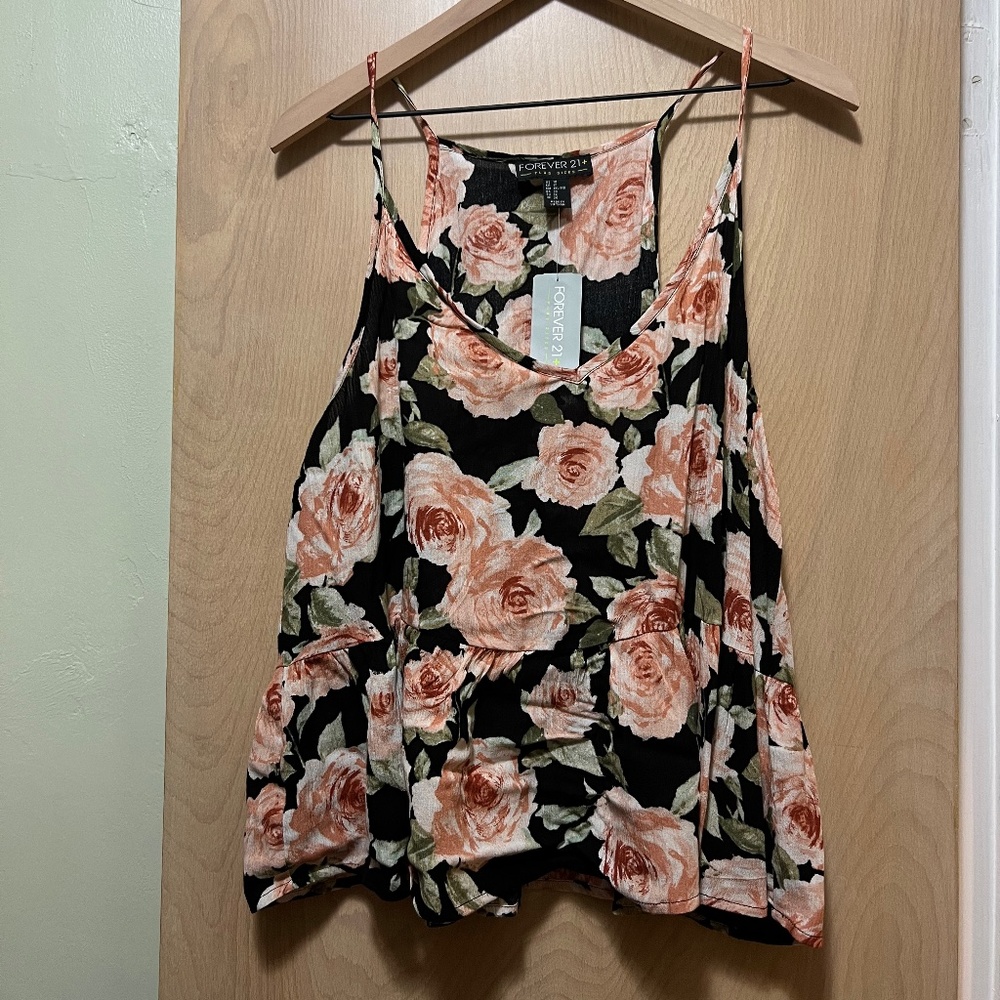 NWT Forever 21 floral babydoll top